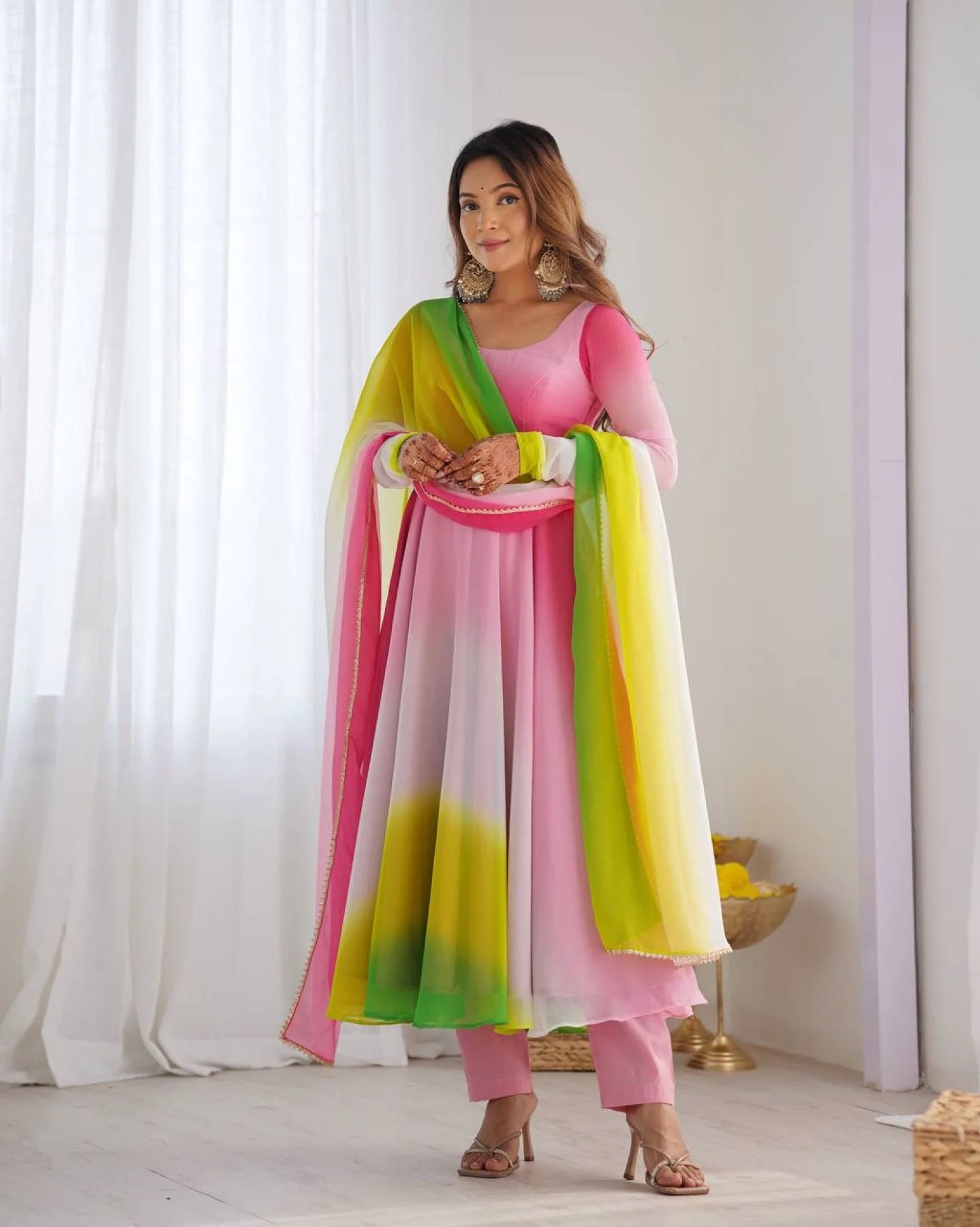 Blush Noir – Heavy Pure Soft Fox Colorful Gown